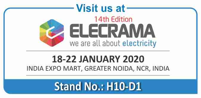 ELECRAMA (14th edition) stand details, 18–22 Jan 2020